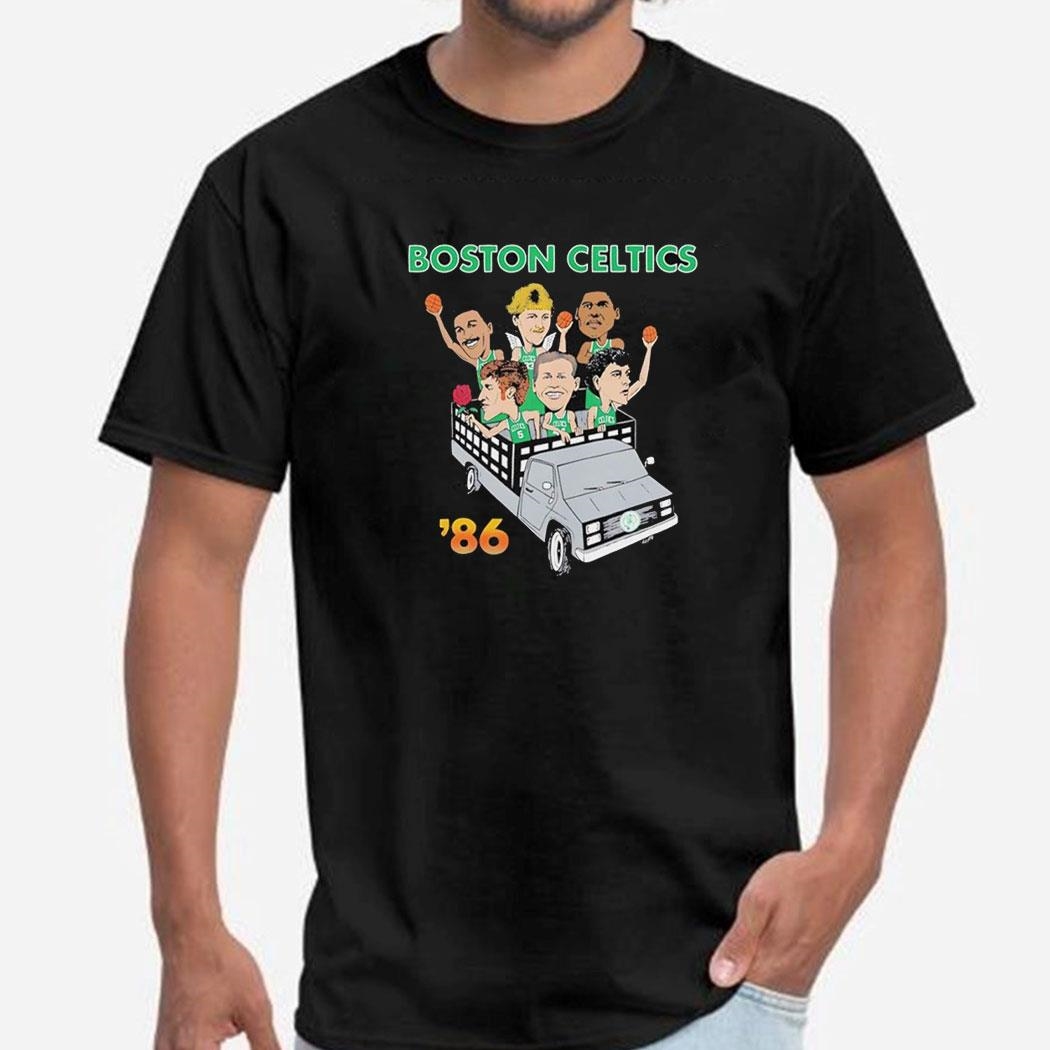 Boston Celtics Basketball Players 86 Shirt Ladies Tee