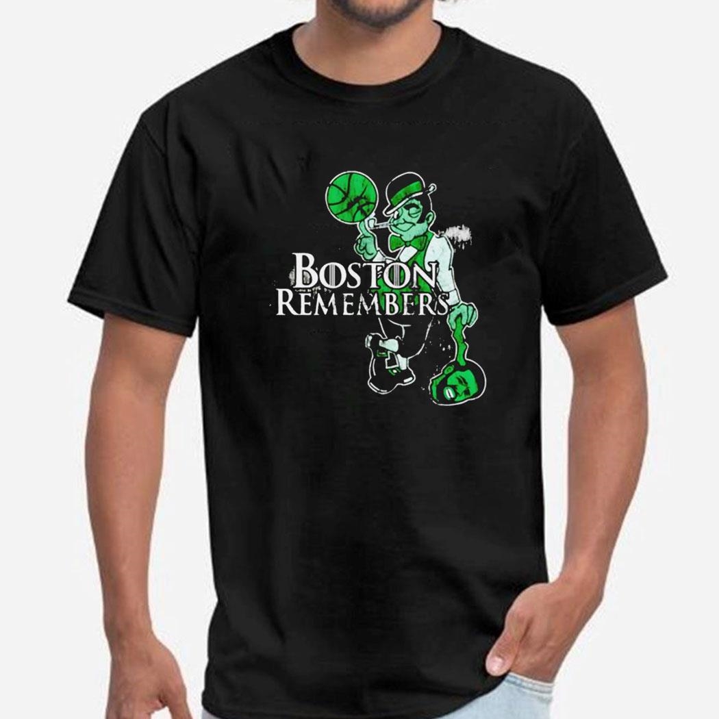Boston Celtics Lucky The Leprechaun Remembers Tee Hoodie