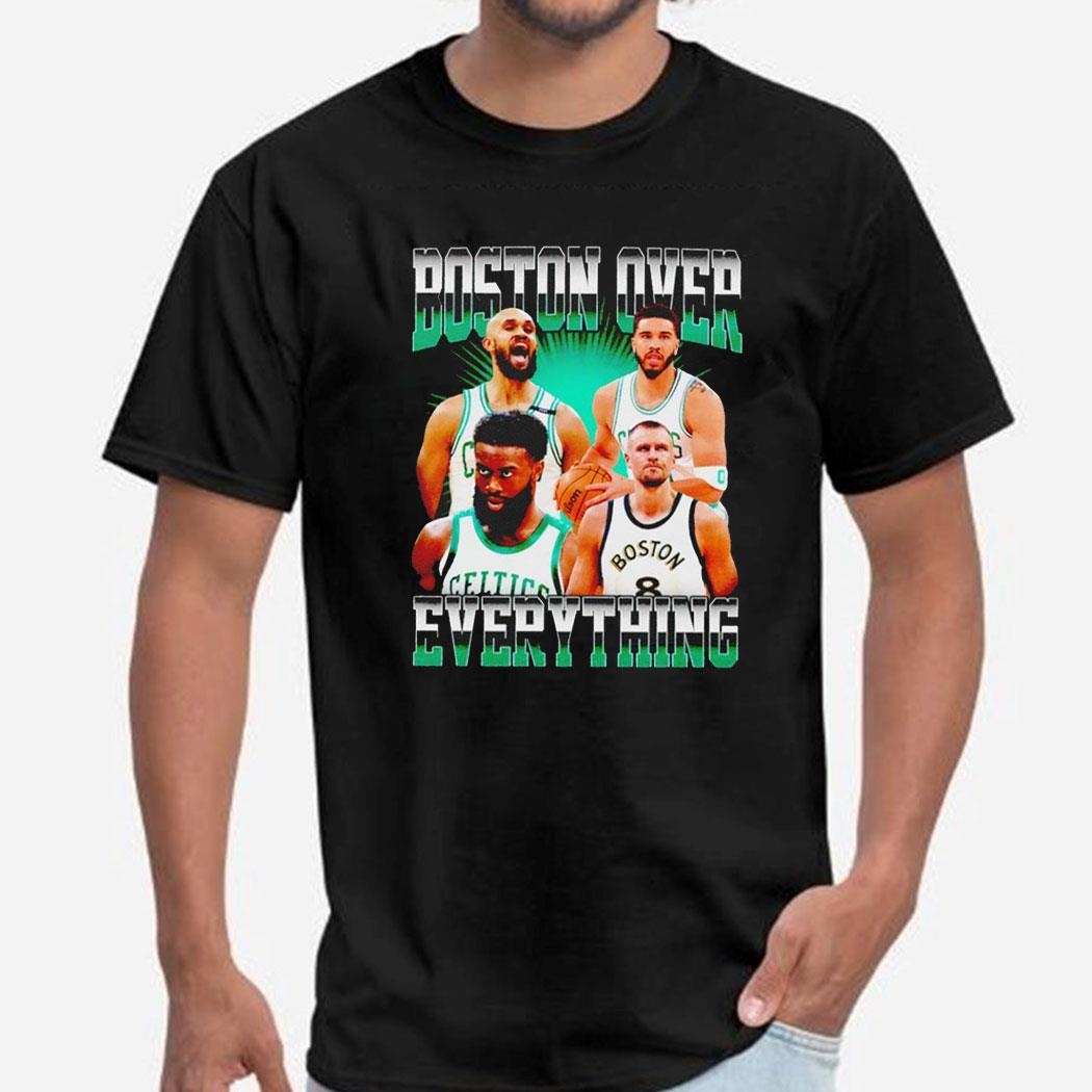 Boston Celtics Over Everything Vintage Tee Hoodiepng
