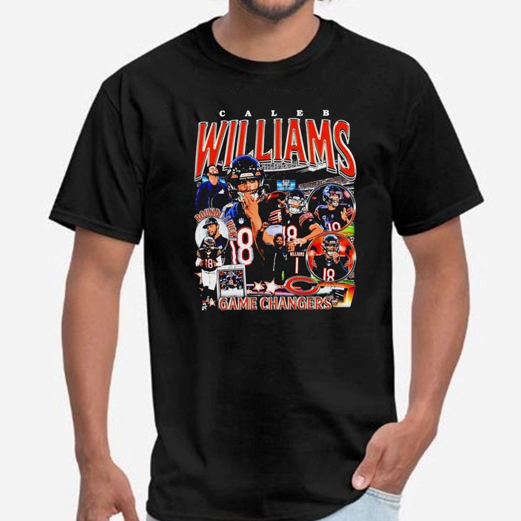 Caleb Williams Chicago Bears Vintage Tee Hoodie