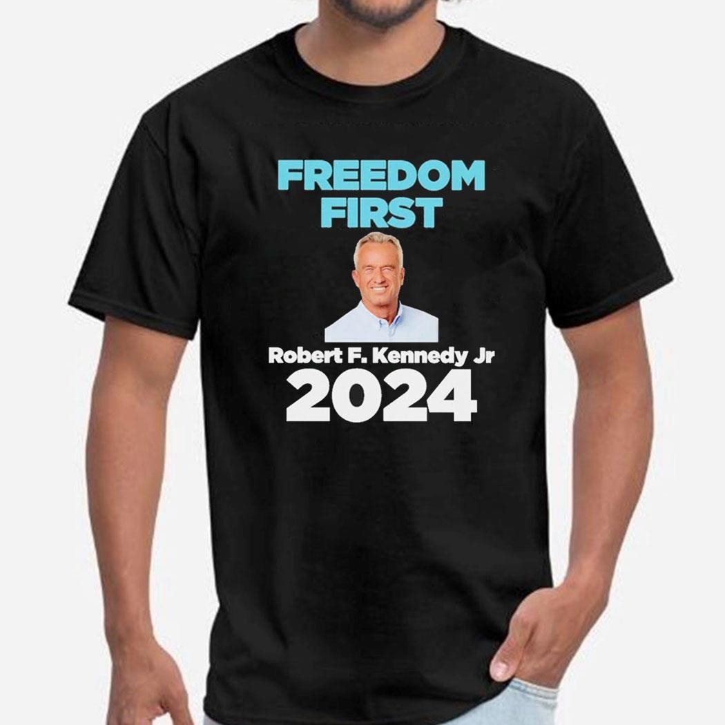 Freedom First Rfk Jr President T-shirt Ladies Tee