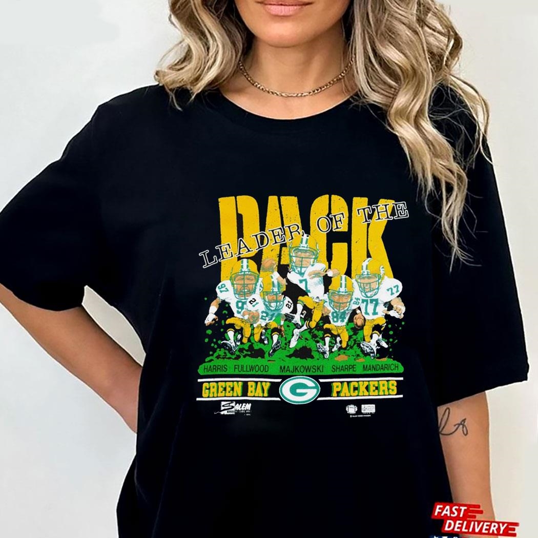 Green Bay Packers Leader Of The Pack Harris Fullwood Majkowski Sharpe Mandarich Tee Hoodie Green Bay Packers Leader Of The Pack Harris Fullwood Majkowski Sharpe Mandarich Tee Hoodie