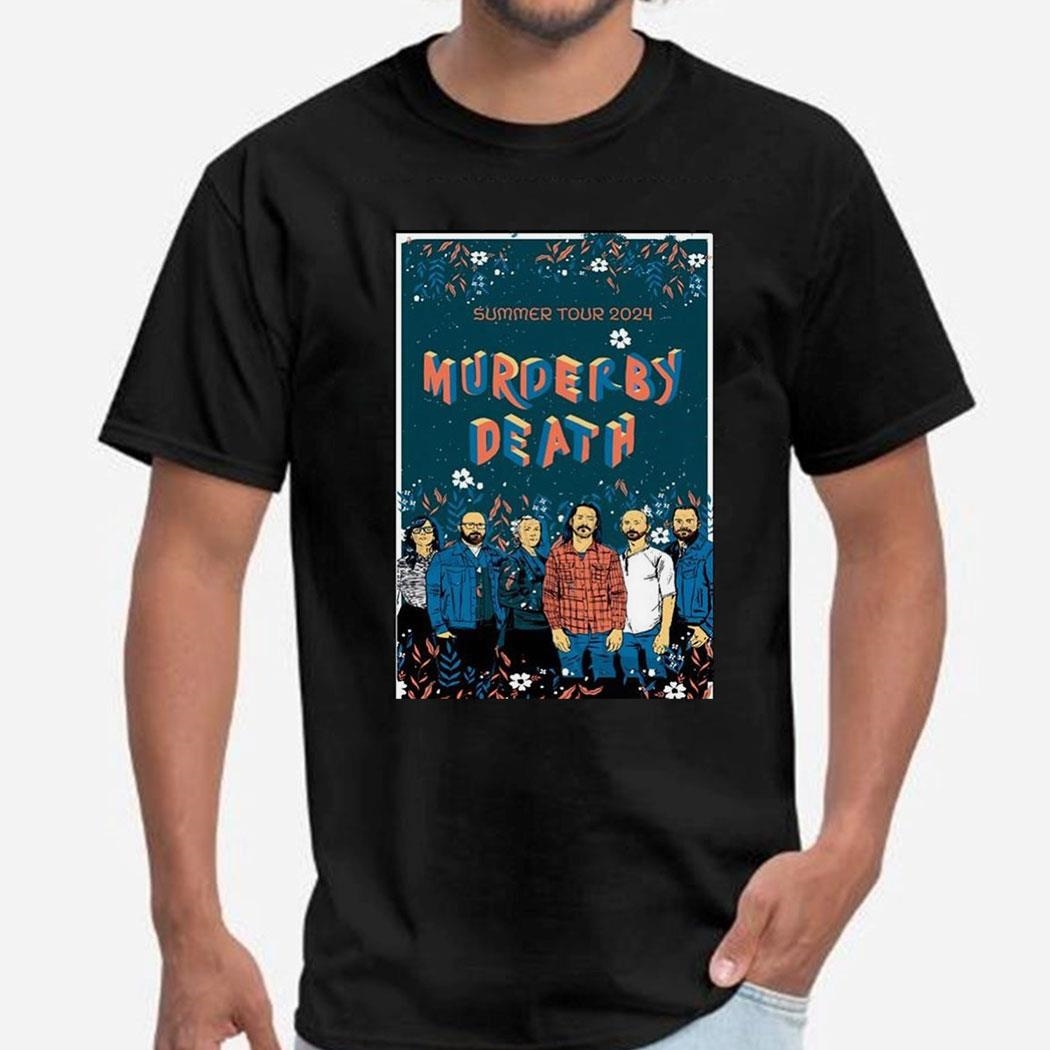 Tour Murder By Death Summer 2024 Poster Shirt Ladies Tee