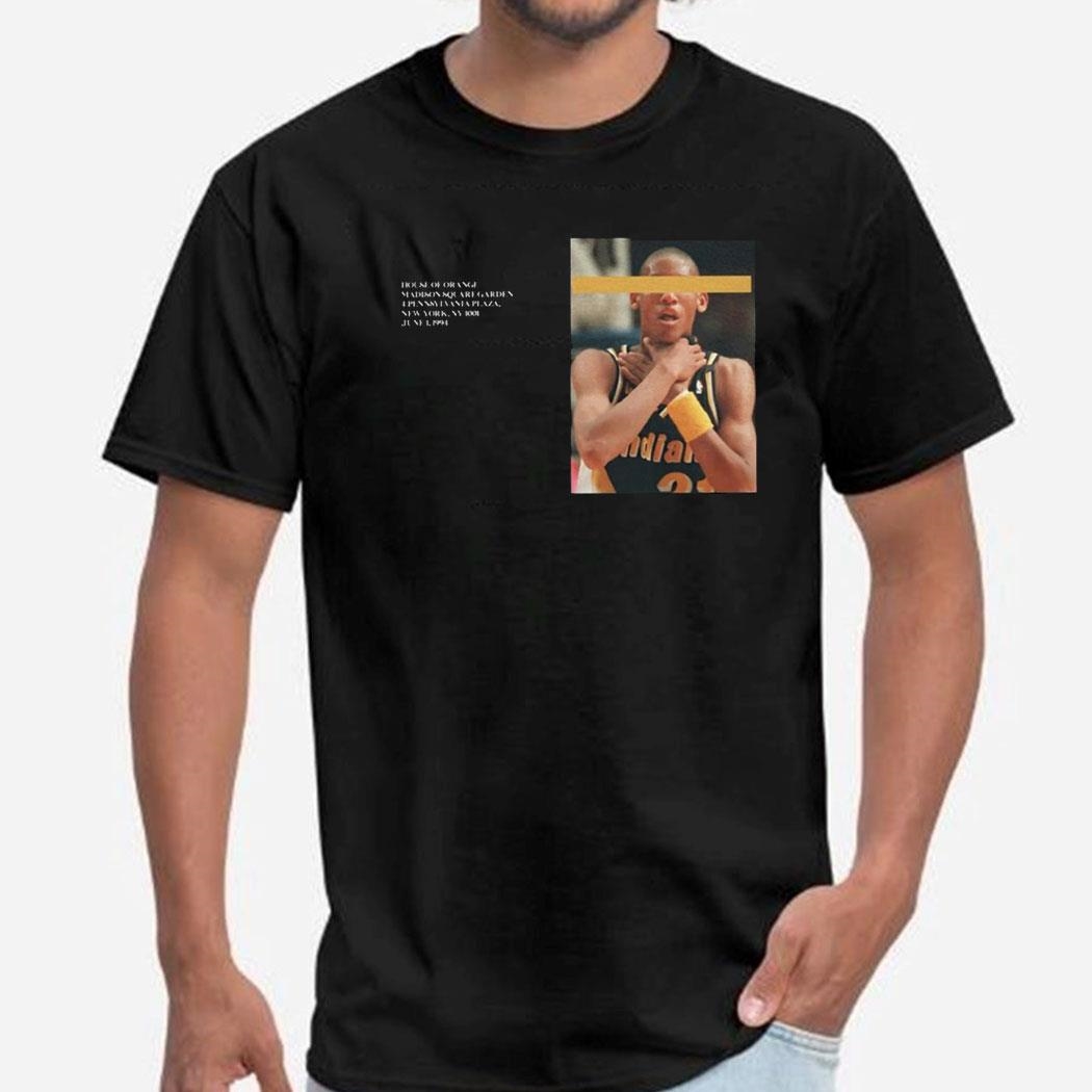Tyrese Haliburton Wearing Reggie Miller Don’t Choke Shirt Ladies Tee
