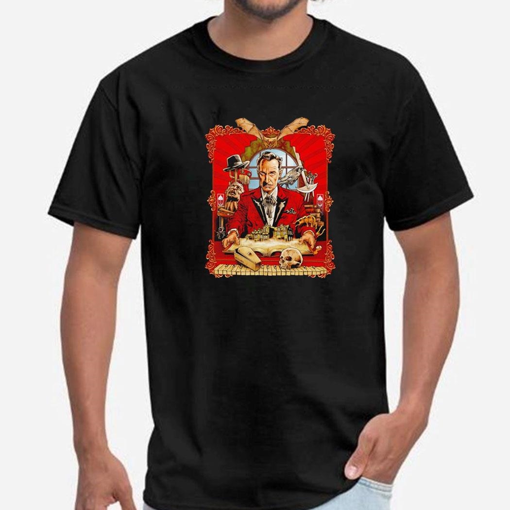 Vincent Price Cartoon Shirt Ladies Tee Vincent Price Cartoon Shirt Ladies Tee