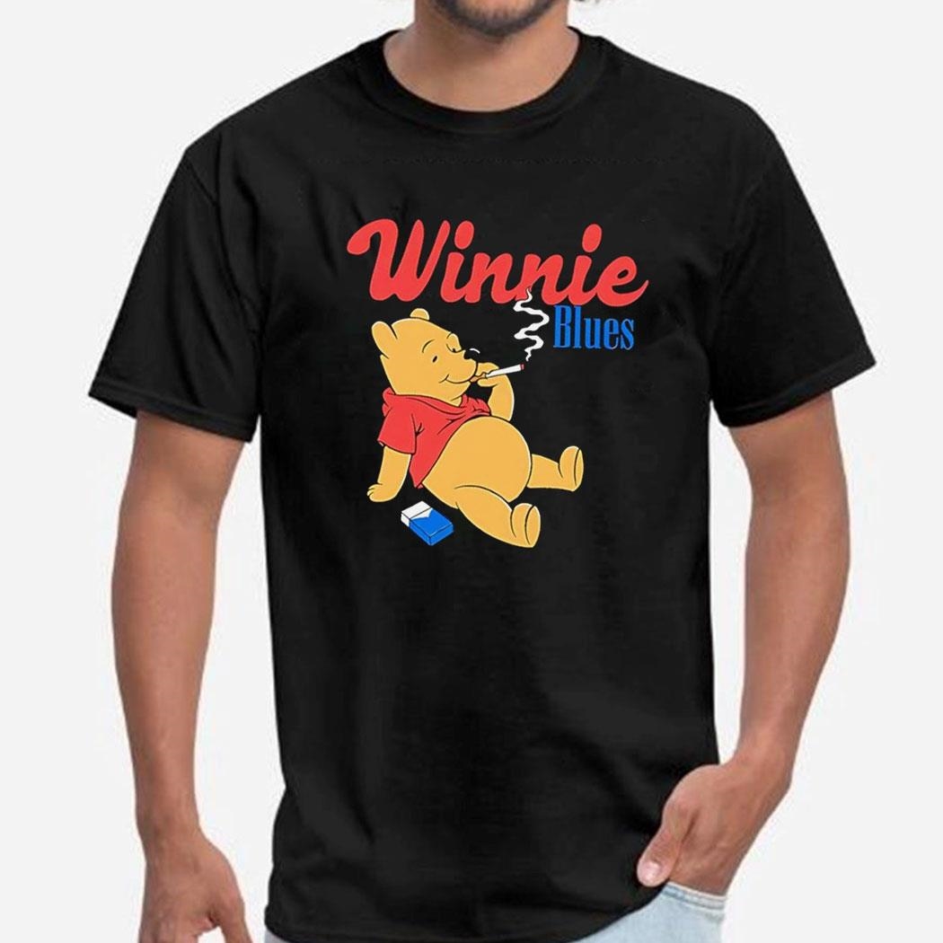 Winnie Blues Smoking Shirt Hoodie Winnie Blues Smoking Shirt Hoodie