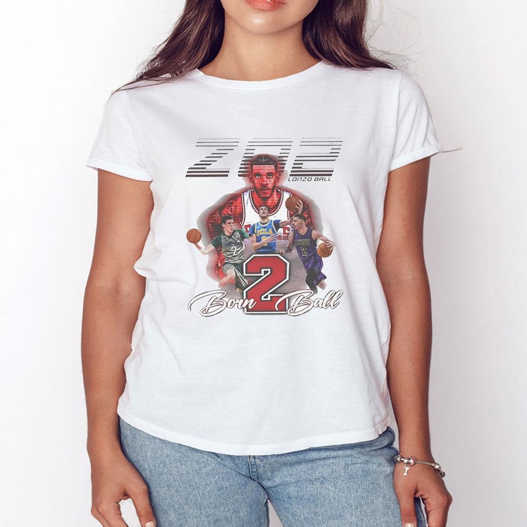 Lonzo Ball Zo2 Born Ball Basketball Tee Ls Shirt Lonzo Ball Zo2 Born Ball Basketball Tee Ls Shirt
