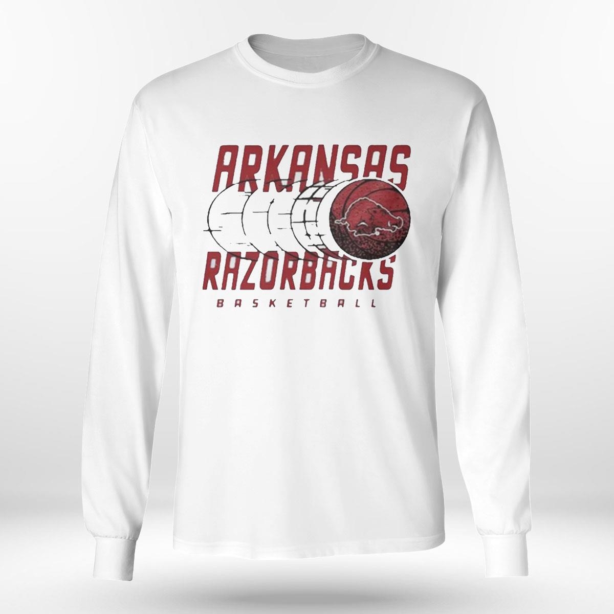 Arkansas Razorbacks Basketball 2023 2024 Tee Ls Shirt Arkansas Razorbacks Basketball 2023 2024 Tee Ls Shirt
