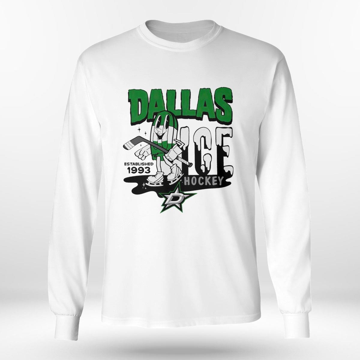 Dallas Stars Ice Hockey Est 1993 Tee Ls Shirt Dallas Stars Ice Hockey Est 1993 Tee Ls Shirt