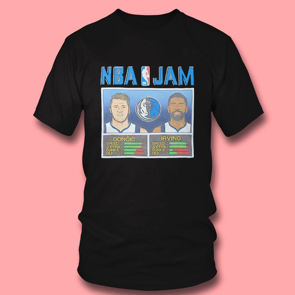 Nba Jam Luka Doncic Kyrie Irving Dallas Mavericks Tee Hoodie Nba Jam Luka Doncic Kyrie Irving Dallas Mavericks Tee Hoodie