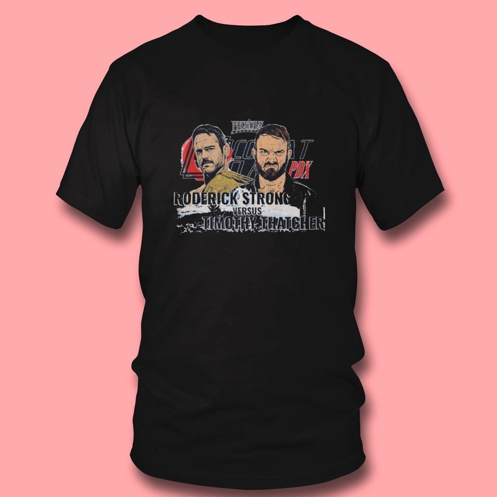 Roderick Strong Versus Timothy Thatcher Prestice Tee Ls Shirt Roderick Strong Versus Timothy Thatcher Prestice Tee Ls Shirt