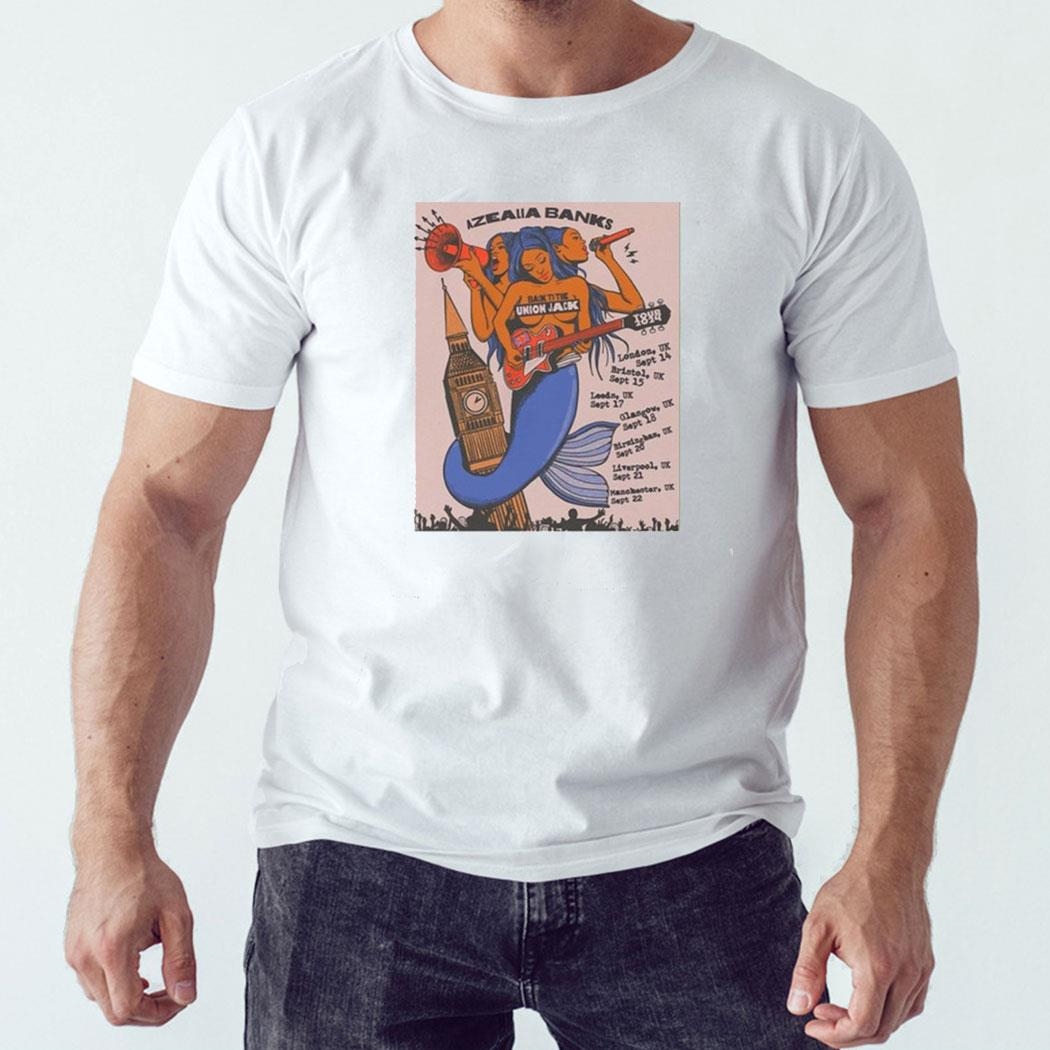 Azealia Banks Back To The Union Jack Shirt Hoodie Ladies Tee