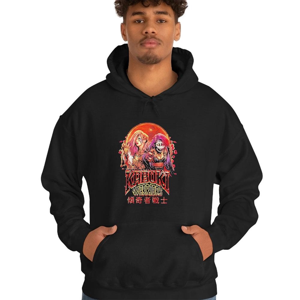 Kabuki Warriors Blood Moon Tee Hoodie Kabuki Warriors Blood Moon Tee Hoodie