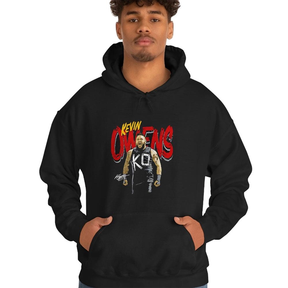Kevin Owens Wwe Signature Tee Hoodie Kevin Owens Wwe Signature Tee Hoodie