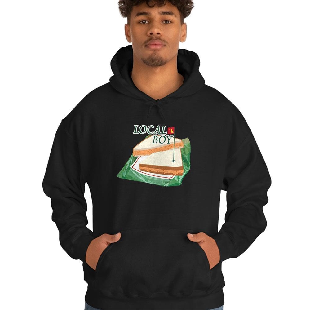 Local Boy Pimento Cheese Sandwich Golf Shirt Hoodie Local Boy Pimento Cheese Sandwich Golf Shirt Hoodie