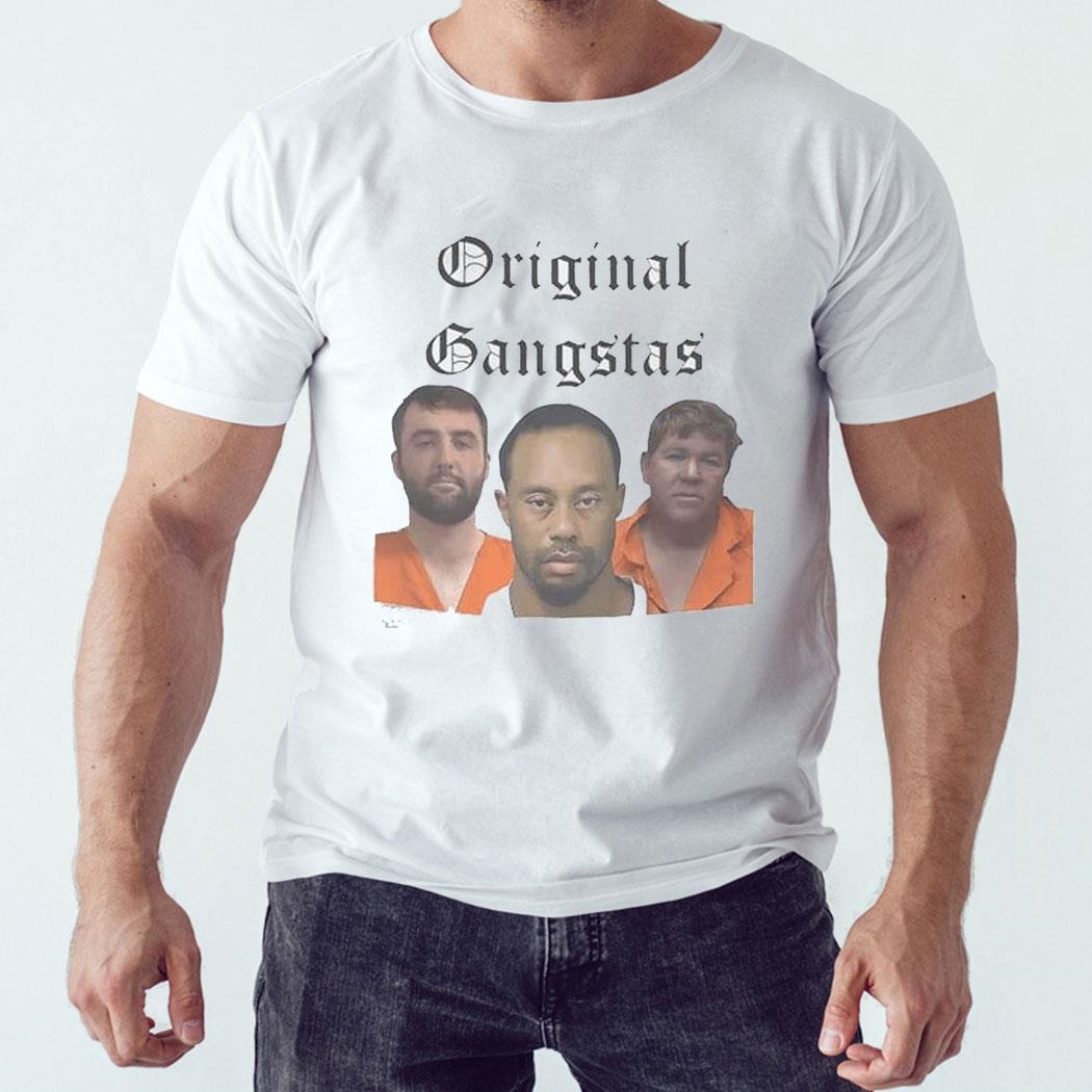 Scottie Scheffler Tiger Woods John Daly And Shooter Mcgavin Arrest Club Meme Shirt Hoodie Scottie Scheffler Tiger Woods John Daly And Shooter Mcgavin Arrest Club Meme Shirt Hoodie