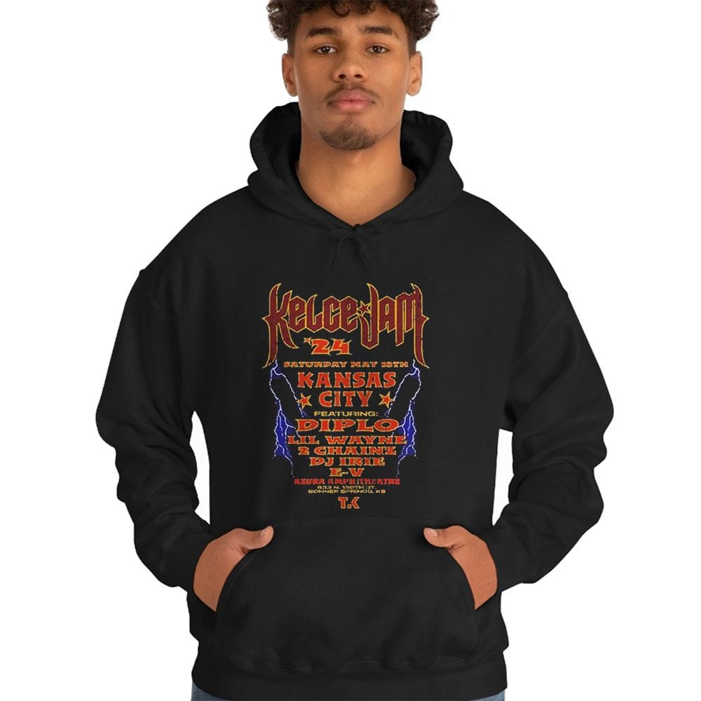 Tk X Kelce Jam Tour Collab Tee Hoodie Tk X Kelce Jam Tour Collab Tee Hoodie