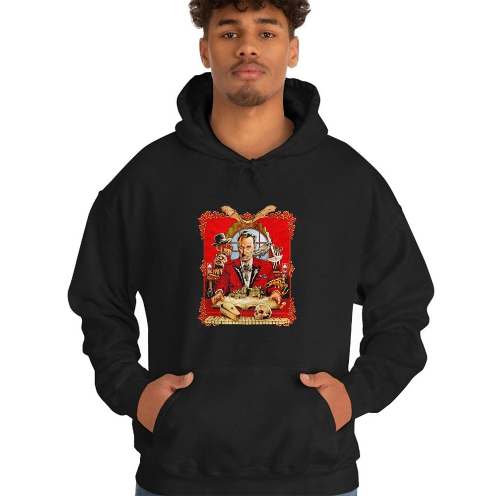 Vincent Price Cartoon Shirt Ladies Tee Vincent Price Cartoon Shirt Ladies Tee