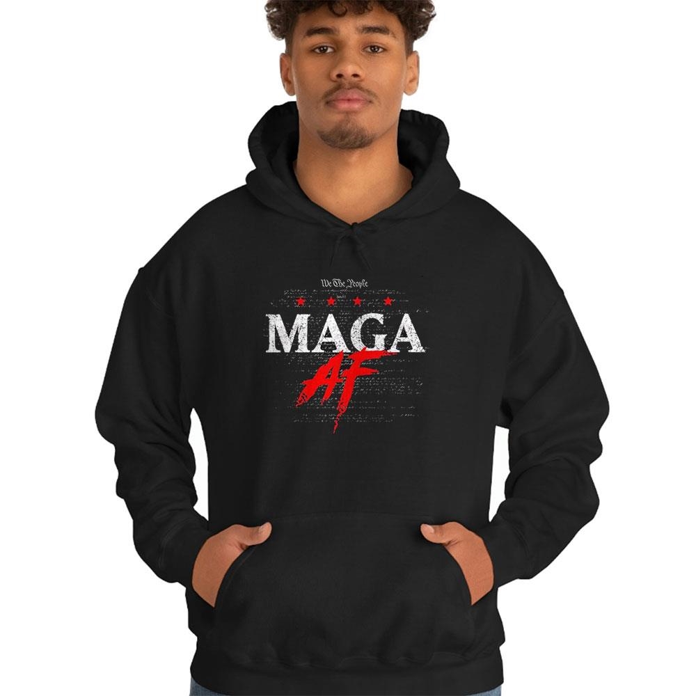 We The People Maga Af Tee Ls Shirt We The People Maga Af Tee Ls Shirt