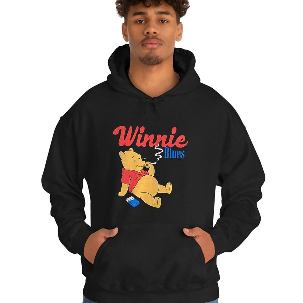Winnie Blues Smoking Shirt Hoodie Winnie Blues Smoking Shirt Hoodie