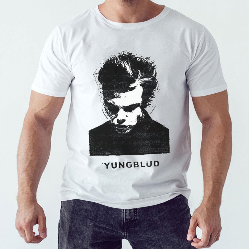 Yungblud Contrast Photo Shirt Hoodie And Ladies Tee Yungblud Contrast Photo Shirt Hoodie And Ladies Tee