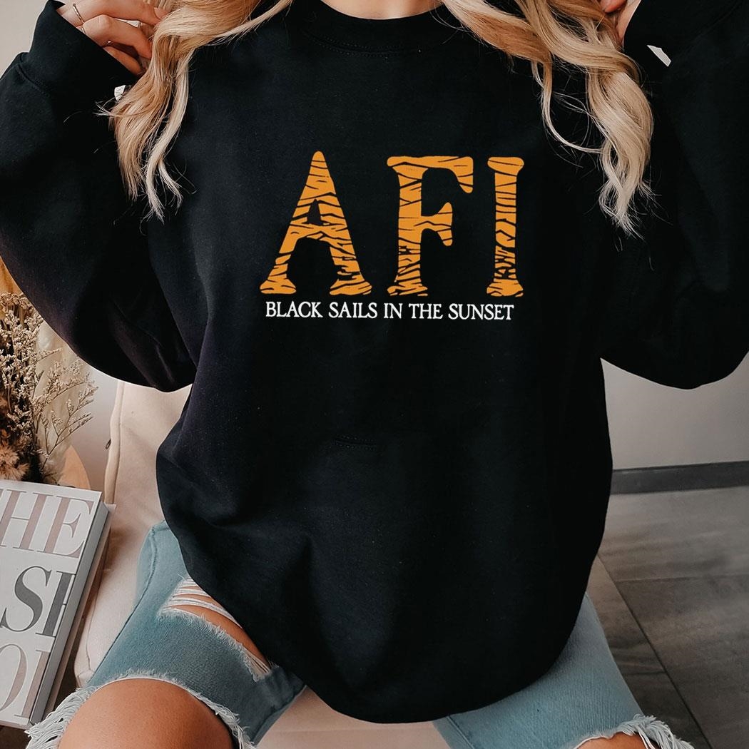 Afi Black Sails In The Sunset T-shirt Ladies Tee