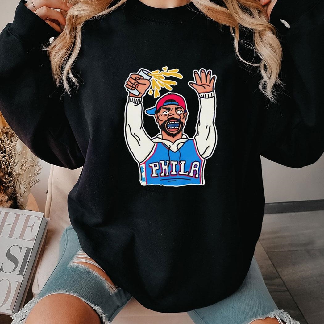 Angry Sixers Fan Philadelphia 76ers Shirt Ladies Tee