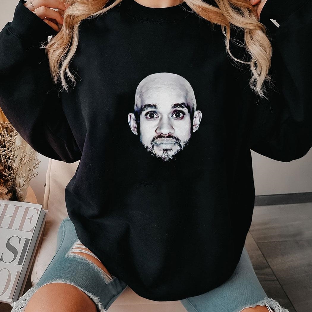 Bald Derrick White Face Shirt Ladies Tee