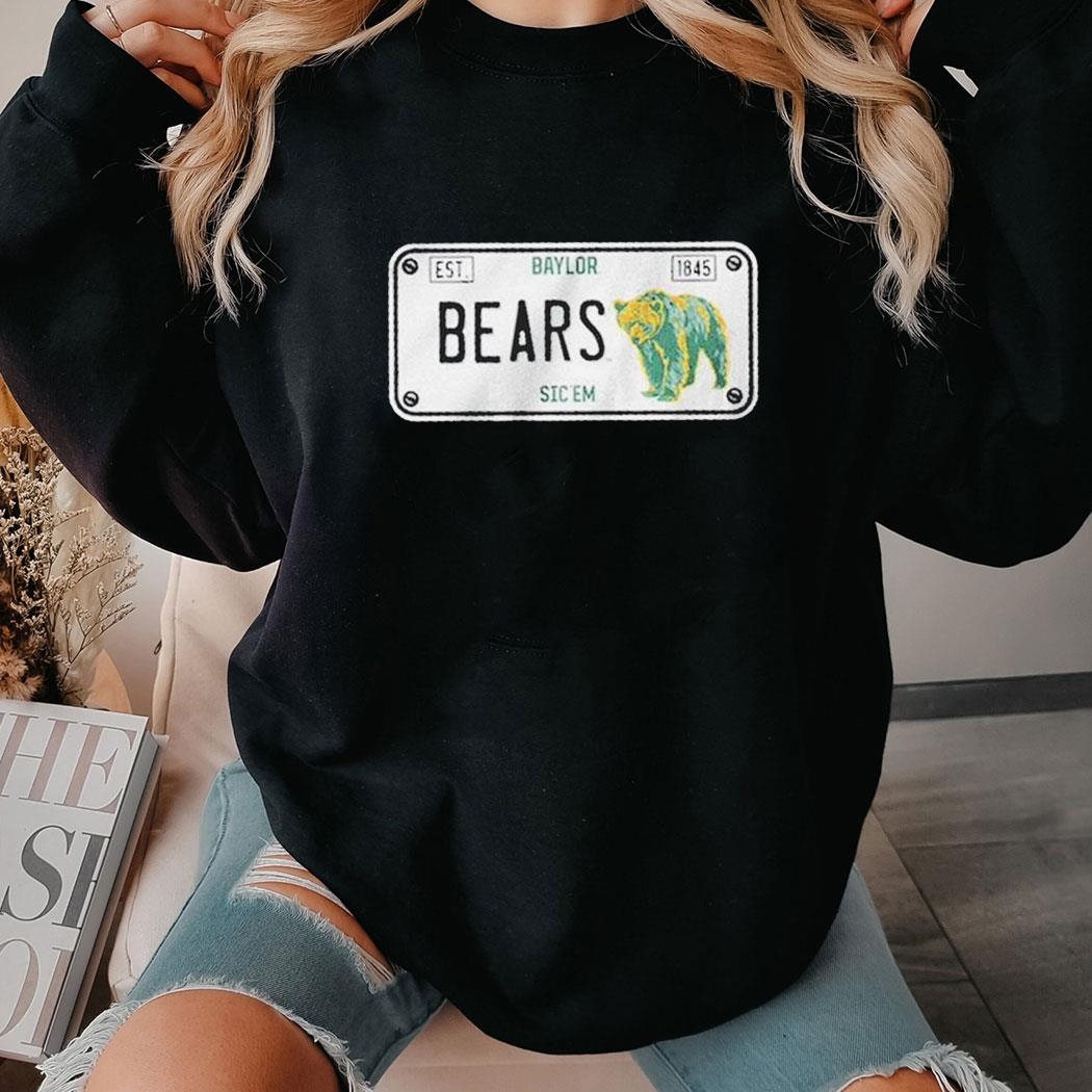 Baylor Bears Sicem Est 1845 T-shirt Ladies Tee