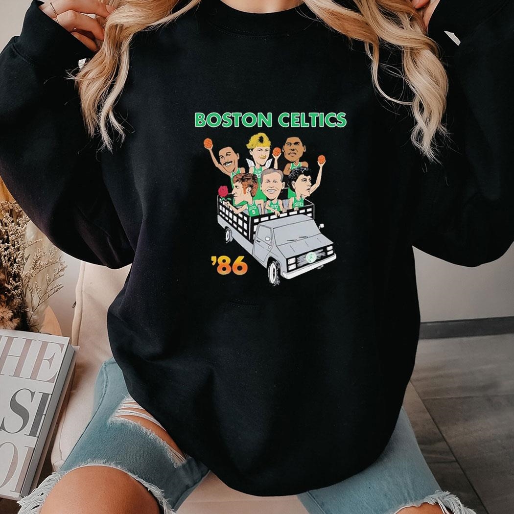 Boston Celtics Basketball Players 86 Shirt Ladies Tee