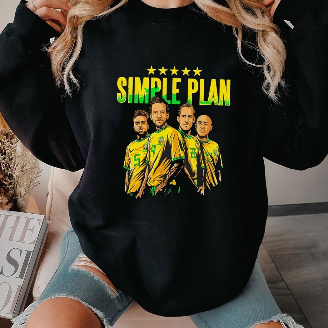 Camiseta Simple Plan Brazillian Soccer Tee Ls Shirt