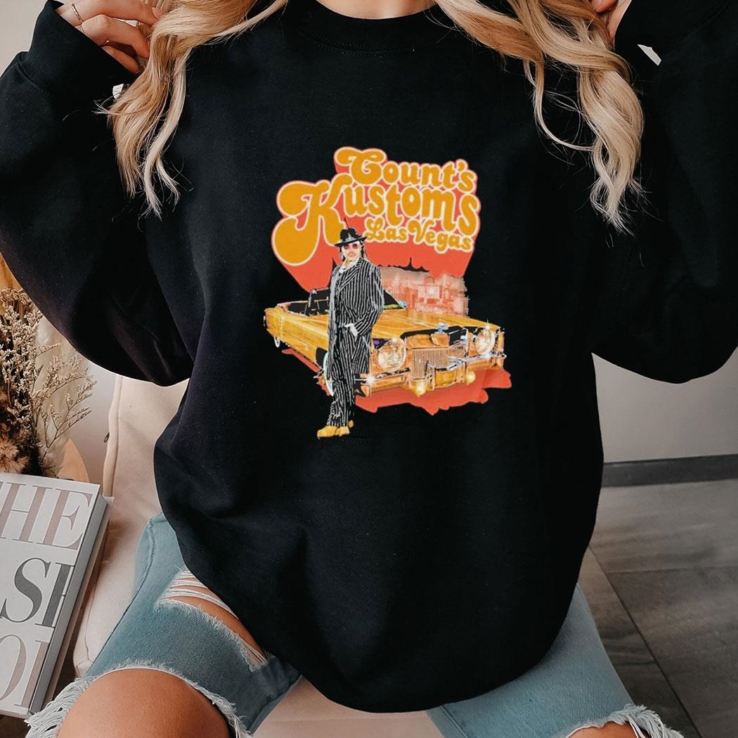 Count’s Kustoms Superfly Cadillac Eldorado Las Vegas Tee Hoodie