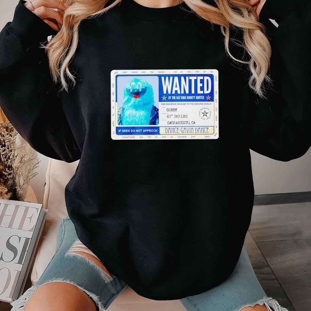 Dance Gavin Dance Wanted Gobby 2024 Tee Hoodie