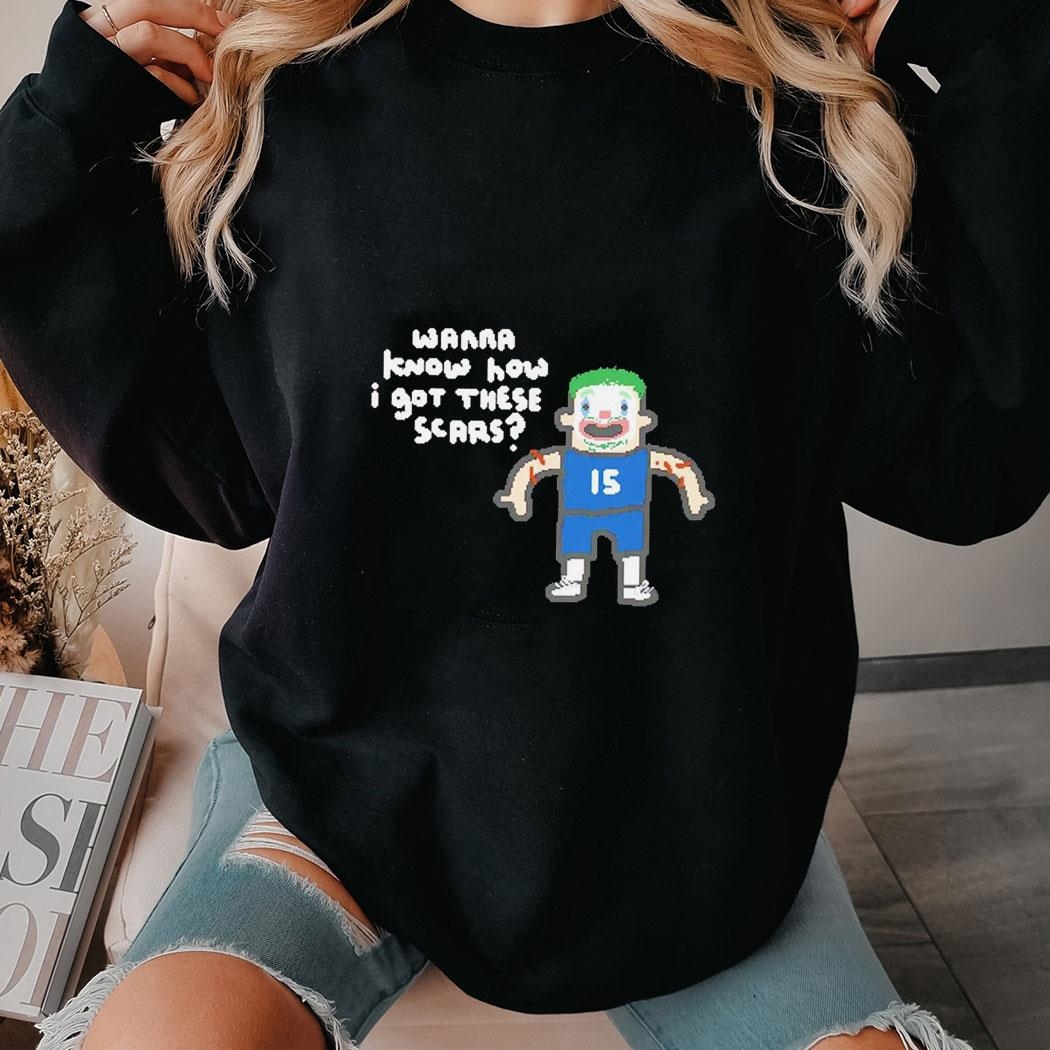 Denver Nuggets Nikola Jokić The Joker Wanna Know How I Got These Scars Art Shirt Ladies Tee Denver Nuggets Nikola Jokić The Joker Wanna Know How I Got These Scars Art Shirt Ladies Tee