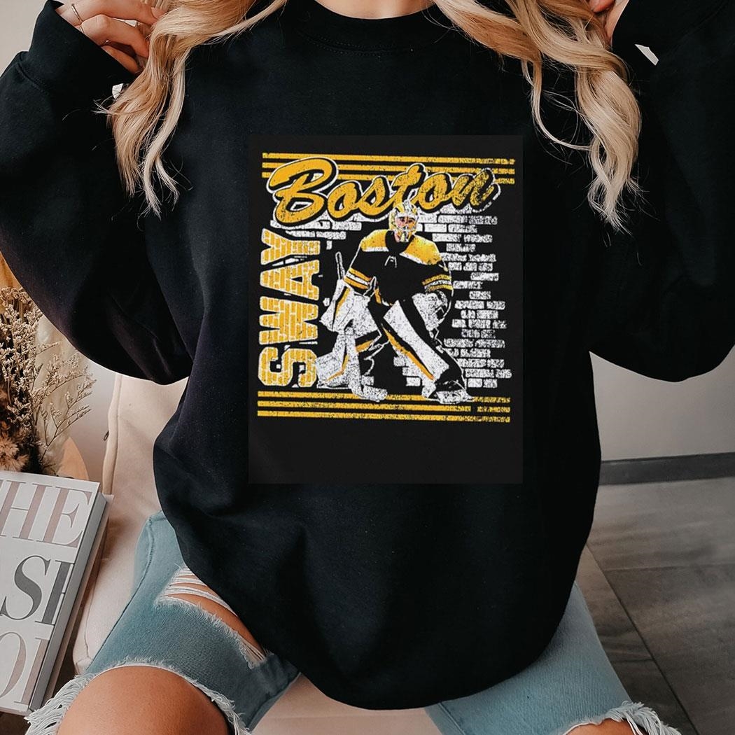 Jeremy Swayman Boston Bruins Hockey Vintage Shirt Hoodie