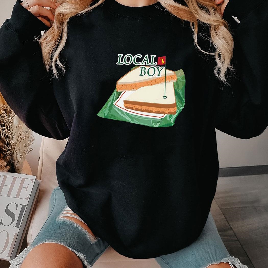 Local Boy Pimento Cheese Sandwich Golf Shirt Hoodie