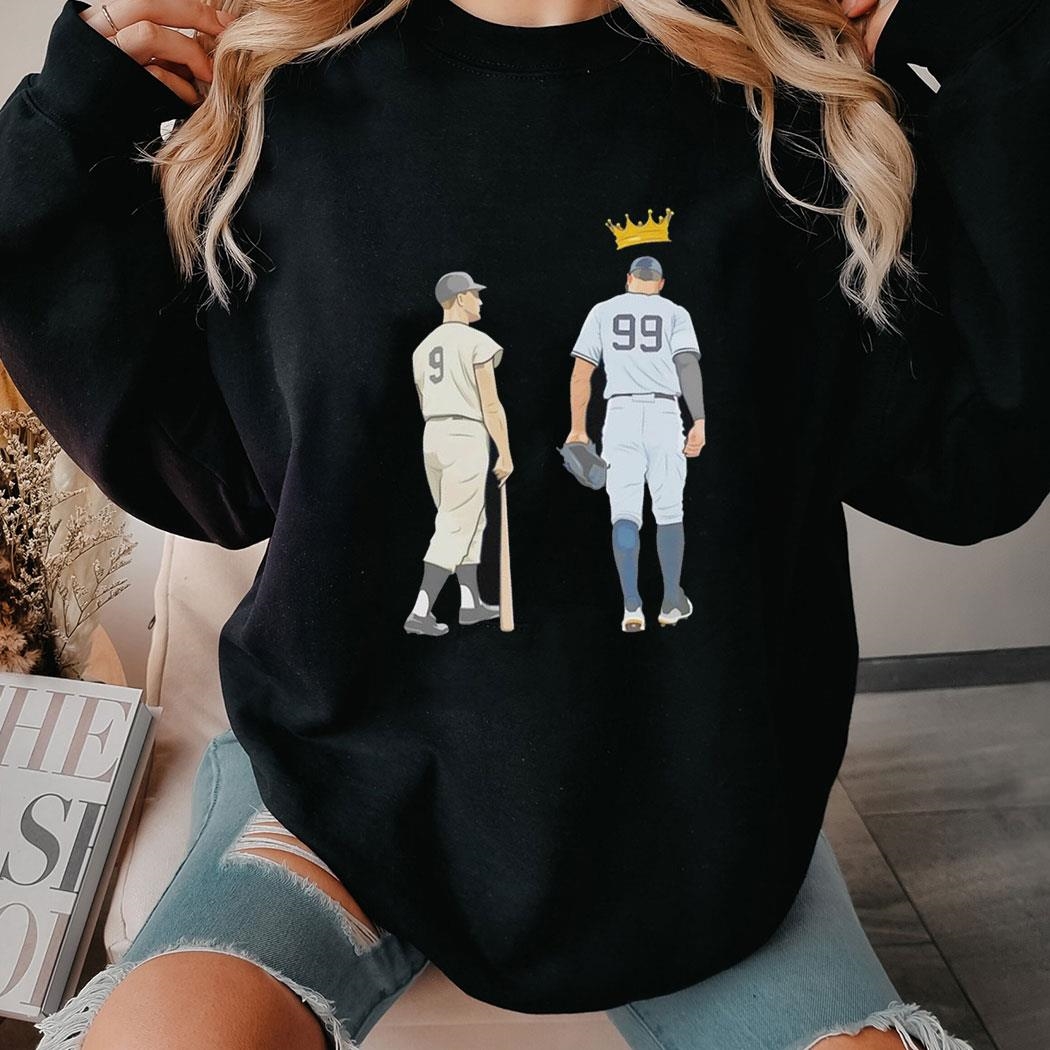 Roger Maris And Aaron Judge New York Yankees Tee Hoodie