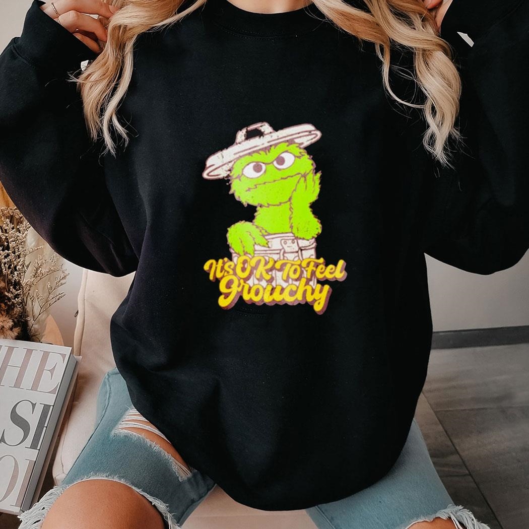 Sesame Street It’s Ok To Feel Grouchy Tee Hoodie Sesame Street It’s Ok To Feel Grouchy Tee Hoodie