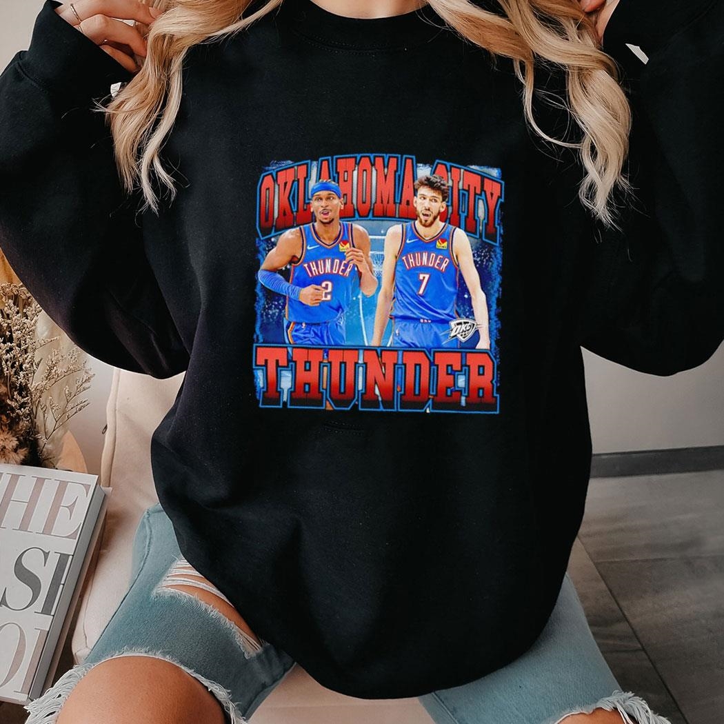 Shai Gilgeous Alexander And Chet Holmgren Oklahoma City Thunder Shirt Hoodie