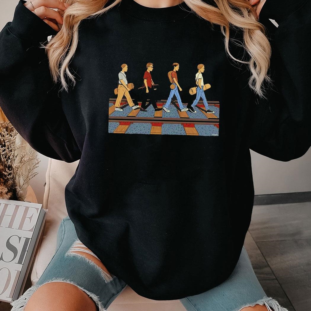 Stand By Me Walk By Me Abbey Road Tee Ls Shirt