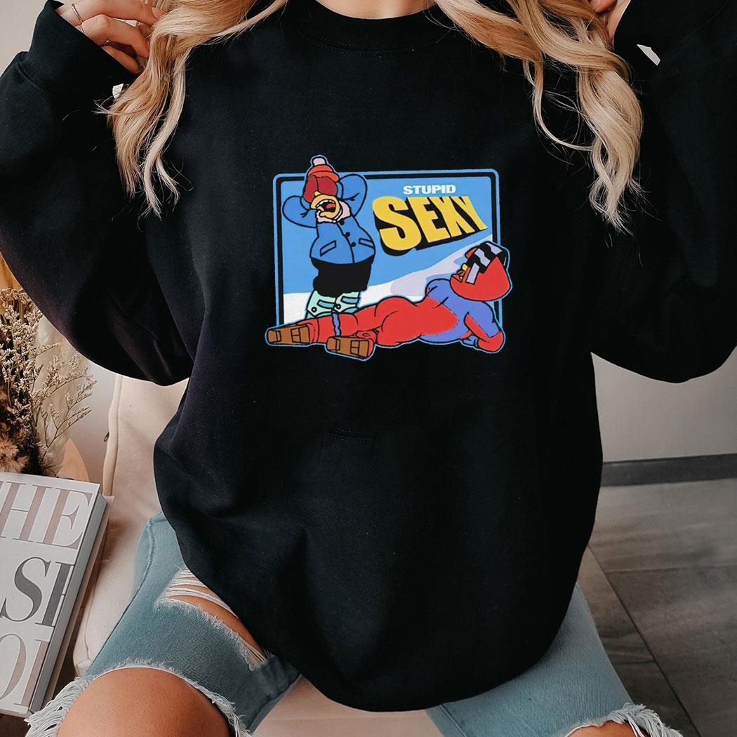 Stupid Sexy Flanders In His Skin-tight Ski Suit Tee Hoodiepng