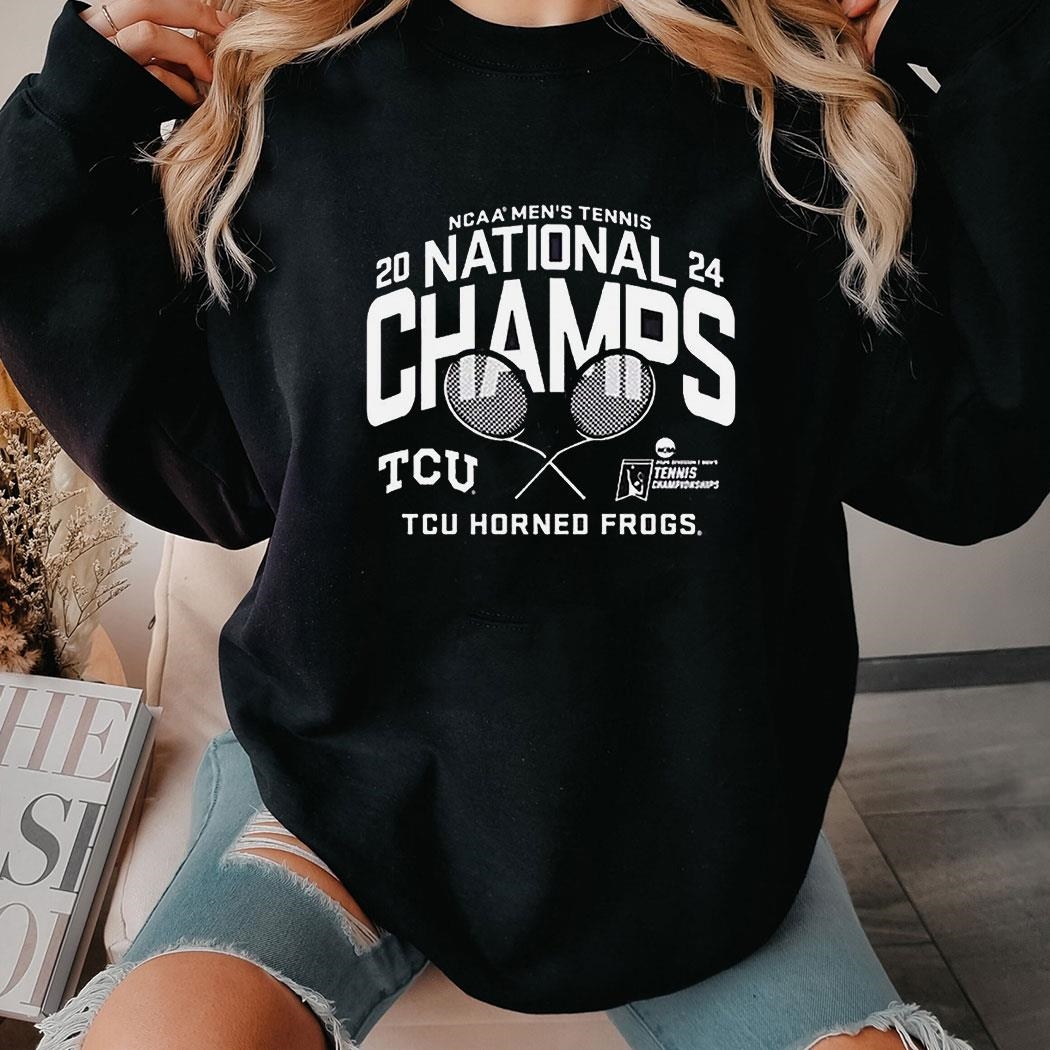 Tcu Horned Frogs 2024 Ncaa Men’s Tennis National Champions T-shirt Ladies Tee