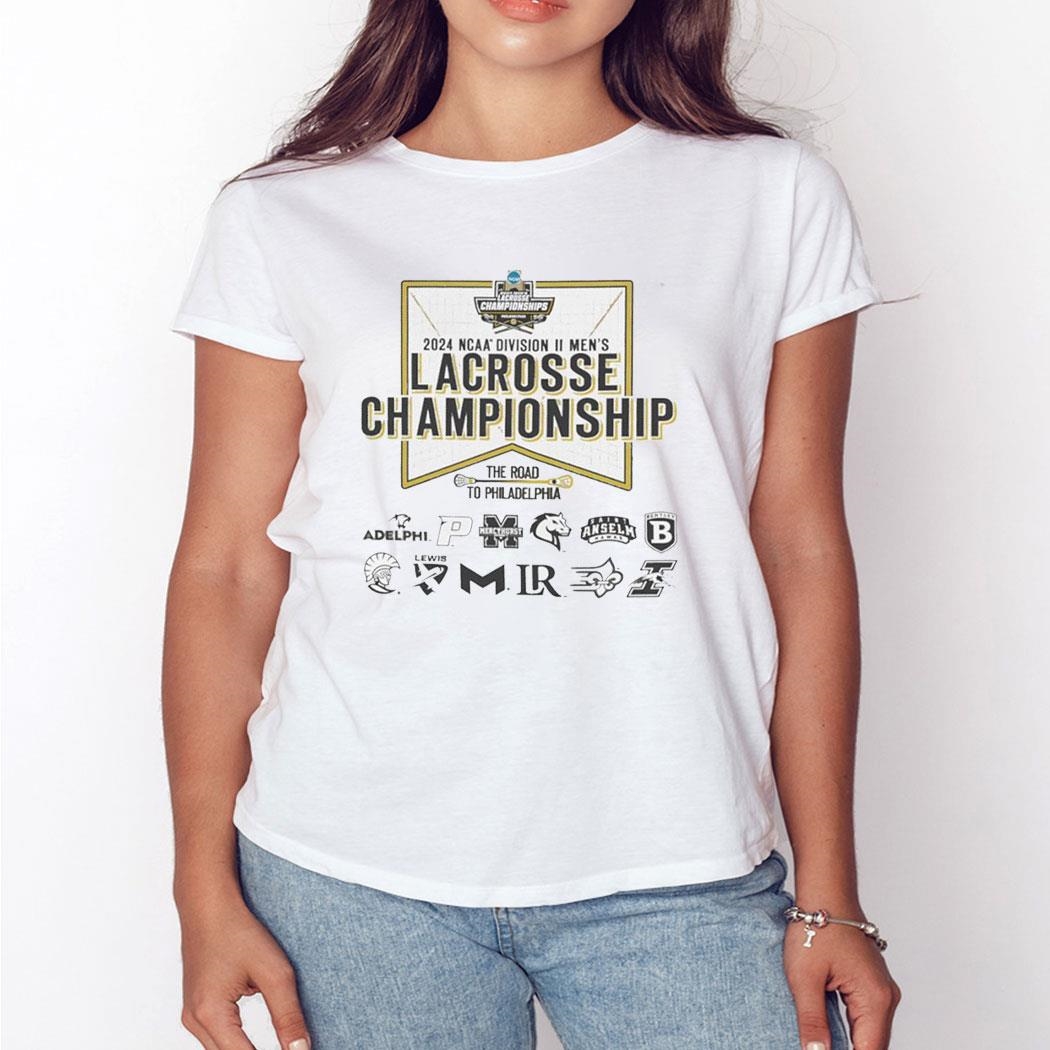 2024 Ncaa Division Ii Men’s Lacrosse Champion The Road To Philadelphia Shirt Hoodie