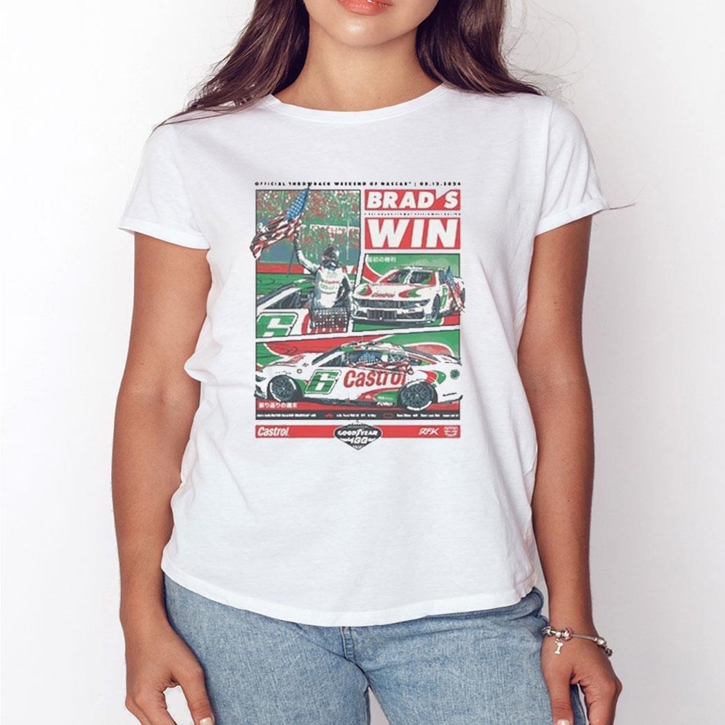 Awesome Rfk Brad Keselowski 2024 Darlington Win Shirt Ladies Tee