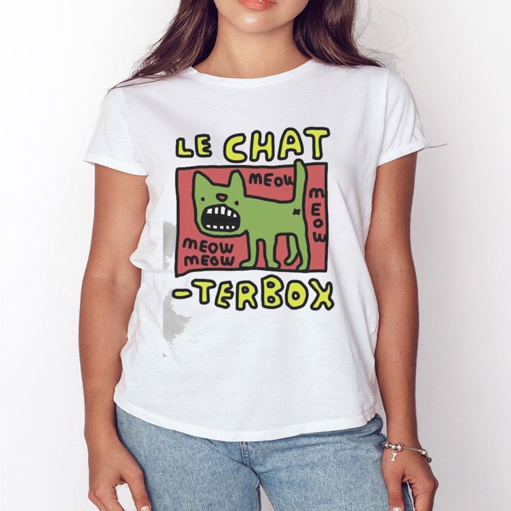 Cat Le Chatterbox T-shirt Hoodie