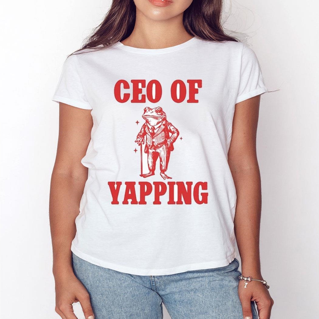 Ceo Of Yapping Frog T-shirt Hoodie