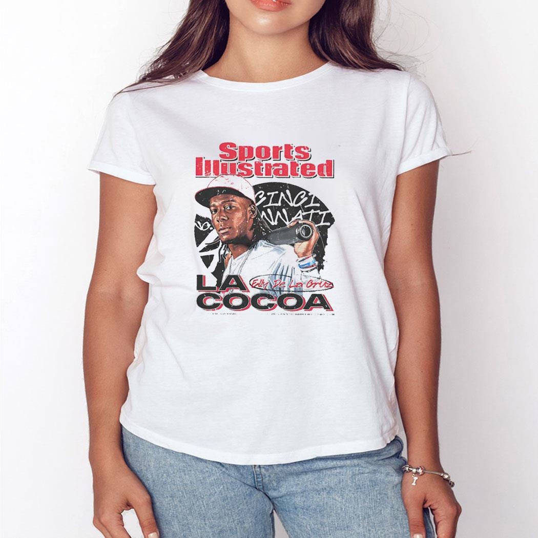 Elly De La Cruz Cincinnati Reds Sports Illustrated Signature Shirt Hoodie