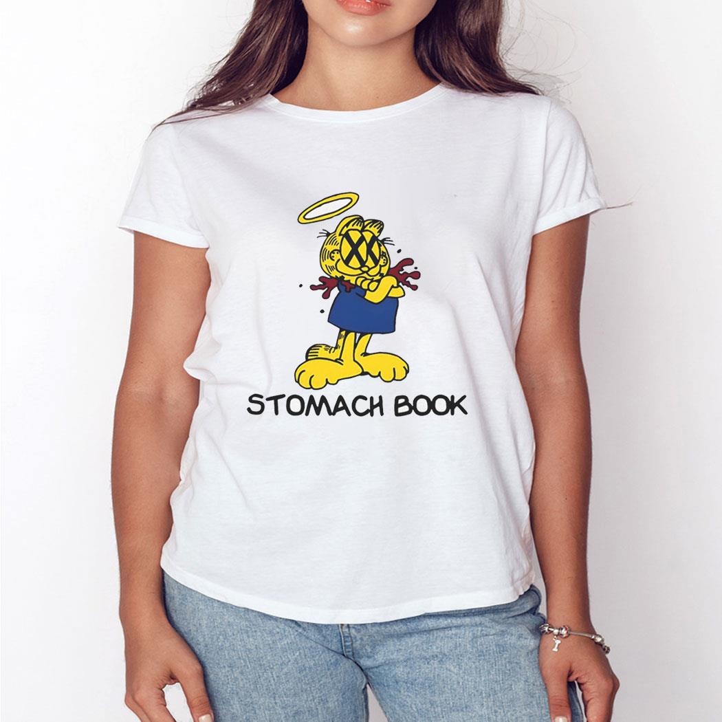 Garfield Stomach Book Lasagna Shirt Hoodie
