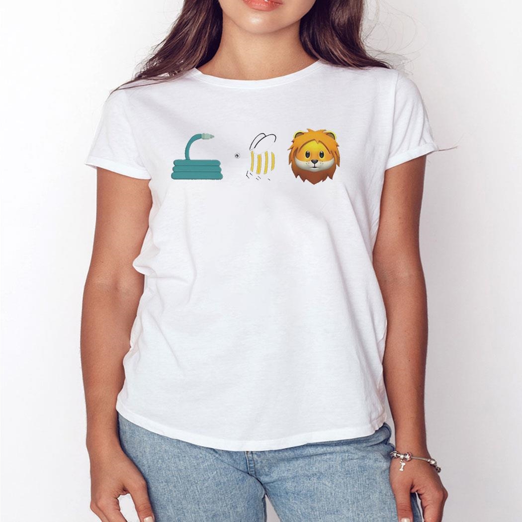 Hose Bee Lion Emoji Shirt Hoodie