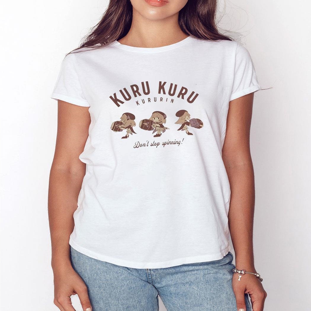 Kuru Kuru Kururin Don’t Stop Spinning Shirt Ladies Tee
